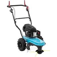 Hillvert Tondeuse débroussailleuse - essence - 3 kW - largeur de coupe 580 mm autotractée