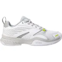 K-Swiss Chaussures de Padel K-Swiss Women Speedex HB White Gray Violet Lime Green-Taille 39