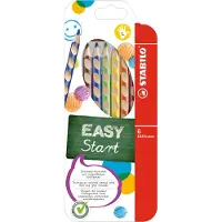 Stabilo Crayons de couleur - EasyColors - Gauche - 6 pces - Mult - - UneTaille - Set de Coloriage