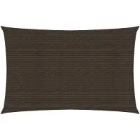 vidaXL Voile d'ombrage 160 g/m² Marron 5x7 m PEHD