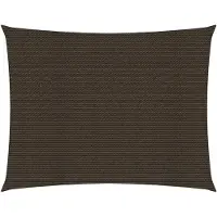 vidaXL Voile d'ombrage 160 g/m² Marron 2x3,5 m PEHD