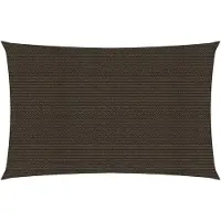 vidaXL Voile d'ombrage 160 g/m² Marron 2,5x5 m PEHD