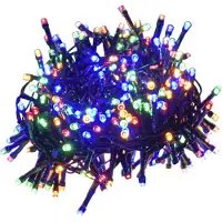 vidaXL Guirlande lumineuse LED avec 400 LED multicolore 13 m PVC