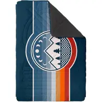 Voited - Couverture de camping 3 en 1 à doublure en polaire - Fleece Blanket Camp Vibes Greengabel - Gris