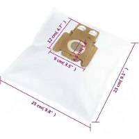 vidaXL Sacs à poussière pour Miele K 20 pcs.
