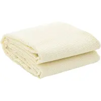 vidaXL Tapis de tente crème 5x3 m