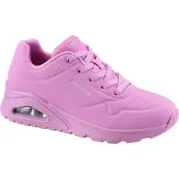 SKECHERS Low Sneaker STAND ON AIR Baskets Femmes Cuir synthétique Rose Taille : 35