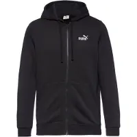 Puma Veste de survêtement 'Essentials No. 1' noir / blanc
