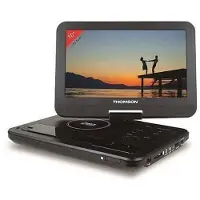 Thomson Lecteur DVD portable THP360 - Écran pivotant de 10 pouces - Port USB / SD
