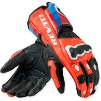 REV'IT! REV’IT! Quantum 3 Neon Red Blue Gloves Taille XL