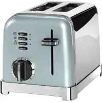 Cuisinart Grille-pain 2 fentes 1800w vert pistache - - CPT160GE - style collection