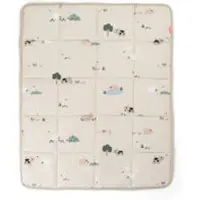Done by Deer Tiny Farm Play Mat Beige Enfants