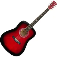 Pasadena SG028 Red Sunburst Guitare acoustique