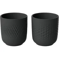 Villeroy & Boch Set de gobelets 2pcs Manufacture Collier noir, Tasse, Noir
