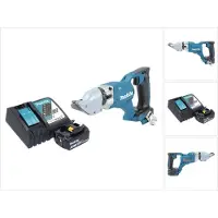 Makita DJS 200 RF1 Cisaille à tôle sans fil 18 V 2,0 mm Brushless + 1x batterie 3,0 Ah + chargeur