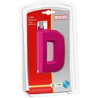 Novus Perforateur E210 plastique/métal 1.0mm/10 feuilles (blister) rose
