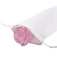 Dreamtoys Glaze Glass 8" Rosebud G-spot Dildo 19 cm