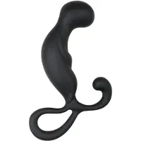 EasyToys - masseur prostatique - stimulation prostate - silicone noir