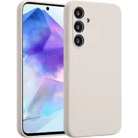 Accezz Coque Liquid Silicone Samsung Galaxy A55 - Stone