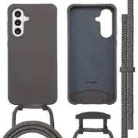 IMoshion Coque de couleur avec cordon amovible Samsung Galaxy A36 / A56 - Black Coffee