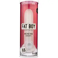 Perfect Fit - Fat Boy Micro Rainuré - gaine pénienne (17 cm, blanc)