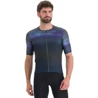 Sportful Flow Supergiara Short Sleeve Jersey Bleu 2XL Homme
