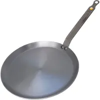 De Buyer Poêle à crêpes | Tôle d'acier | 1,8 kg | Ø29,8 x 1,7 cm