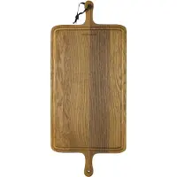 Dutchdeluxes Planche à pain Dutchdeluxes BBQ XL Rectangular Oiled Smoked Oak