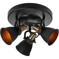 Markslöjd ALTON plafonnier noir 3 ampoules