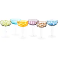 Pols Potten Verre à Champagne POLSPOTTEN Coupe Cuttings Multi (Lot de 6)