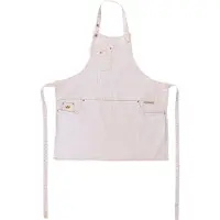 Dutchdeluxes Tablier Dutchdeluxes 5 Pocket Apron Goldish White-66 x 67 cm