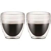 Bodum - pavina outdoor - set 2 gobelets double paroi plastique - pc - incassable - 0.25 l