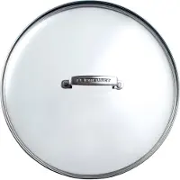 Le Creuset Couvercle en Verre Anti-Adhérent Renforcé, Diamètre 26 cm, 96200826000000, Noir