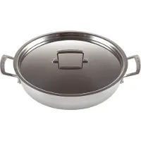 Le Creuset Sauteuse Le Creuset Magnetik Inox 30 cm