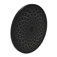 Schutte Capri Hoofddouche - 26 cm - Mat Zwart