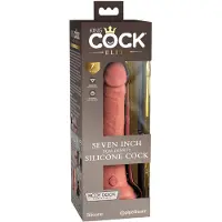 King Cock Elite - gode réaliste ventouse 18cm - couleur chair