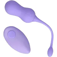 Loveline - boules de geisha vibrantes sans fil rechargeables - violet