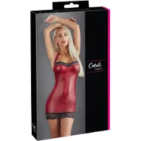 Cottelli - mini-robe brillante (rouge) - M