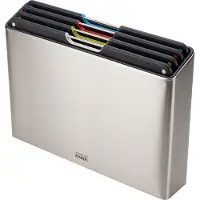 Joseph Joseph Planches à découper - - Folio - Acier inoxydable - 4 pièces - 26 x 36 cm