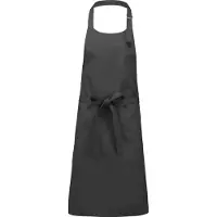 Kariban Tablier polycoton sans poche Dark Grey - Kariban K8000 - Taille One Size