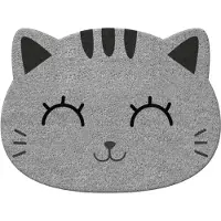 Molecule Fussmatte Graue Katze
