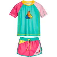 Playshoes Protection UV 'DIE MAUS Freunde' turquoise / jaune / rose / rose
