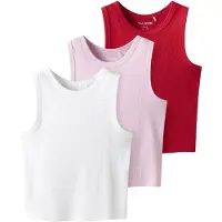 TWO SOON Haut rose / rouge / blanc