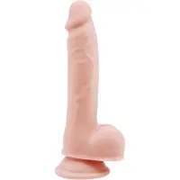 Dreamtoys Mr. Dixx - gode avec ventouse et testicules - réaliste beige 19,5 cm