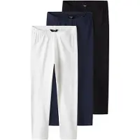 TWO SOON Leggings 'Capri' bleu marine / noir / blanc