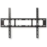 Nedis support TV mural fixe - 37 - 70 " - poids d'écran maximal supporté : 35 kg - distance minimale du mur : 23 mm - acier - noir