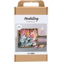 Creativ Company Hobbieset Modelage de fleurs Couleurs pastel