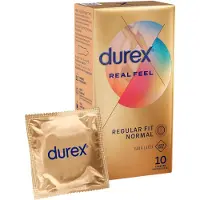 Durex Real Feel - préservatifs sans latex (boîte de 10)