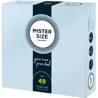 Mister Size - préservatif fin 49mm - boîte de 36