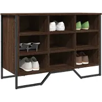 vidaXL Armoire à chaussures chêne marron 90x38x61,5 cm bois ingénierie